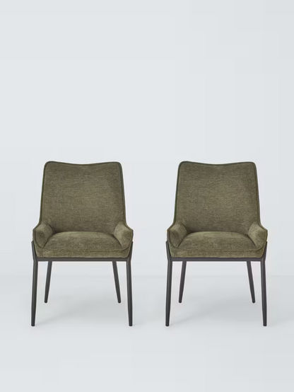 John Lewis Calgary Dining Chair, Set of 2, Green