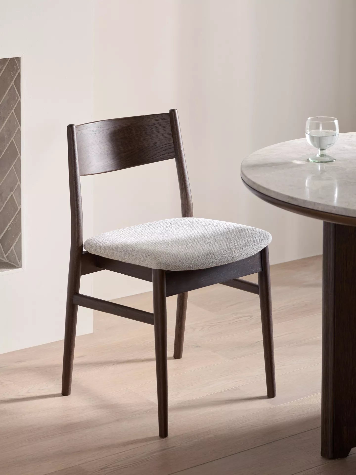 John Lewis Parity Dining Chair, Set of 2, Dark
