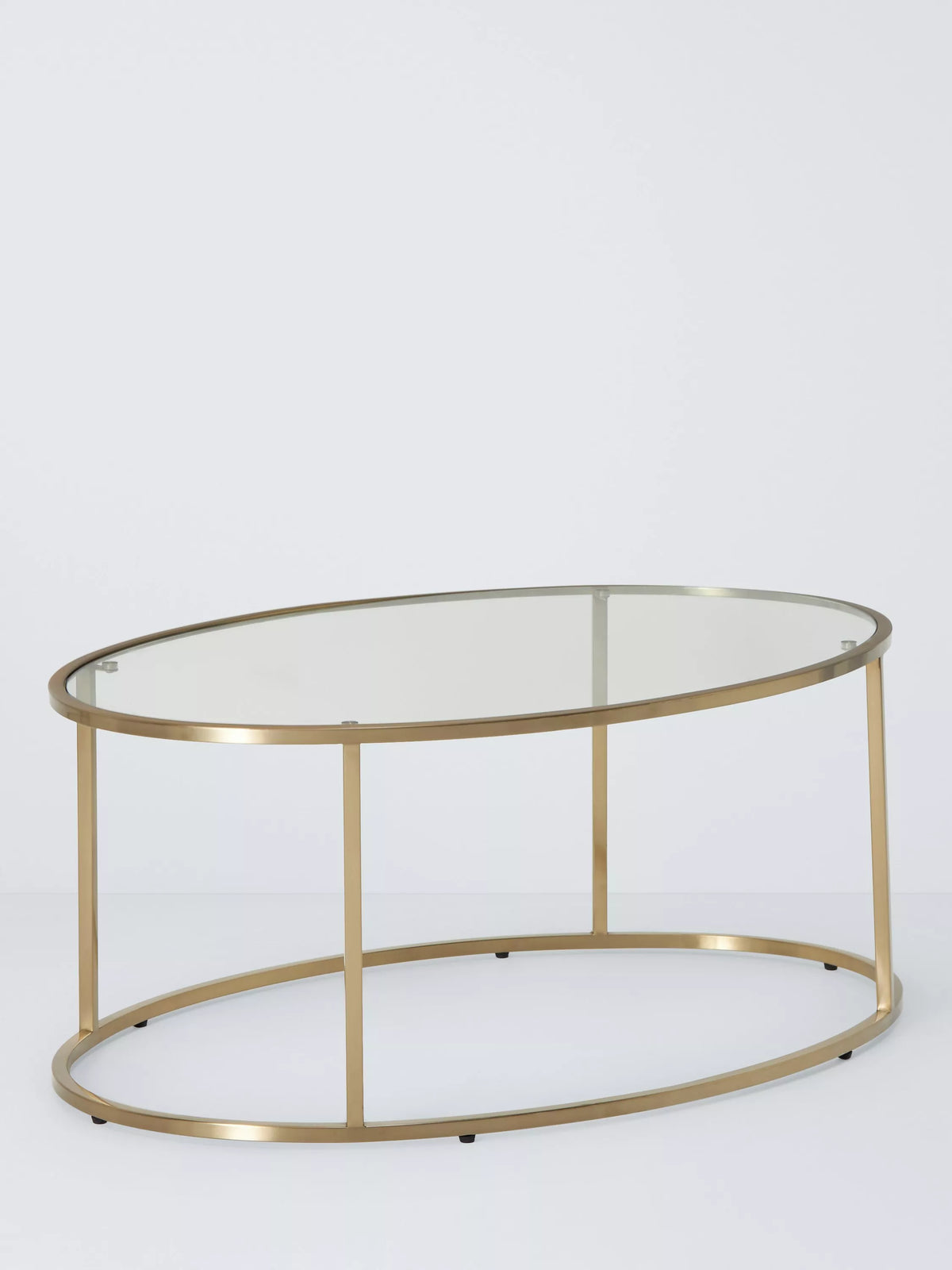 John Lewis Langham Oval Glass Coffee