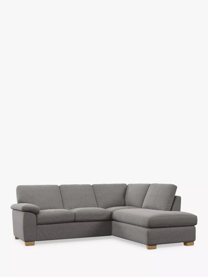 John Lewis Camden 5+ Seater RHF Corner End Chaise Steel Easy Clean