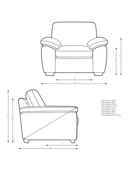 John Lewis Reclining Camden Armchair in Easy Clean Grey