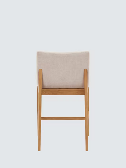 John Lewis Cara Bar Stool, Natural/American White Oak