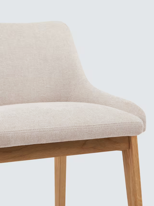 John Lewis Cara Bar Stool, Natural/American White Oak