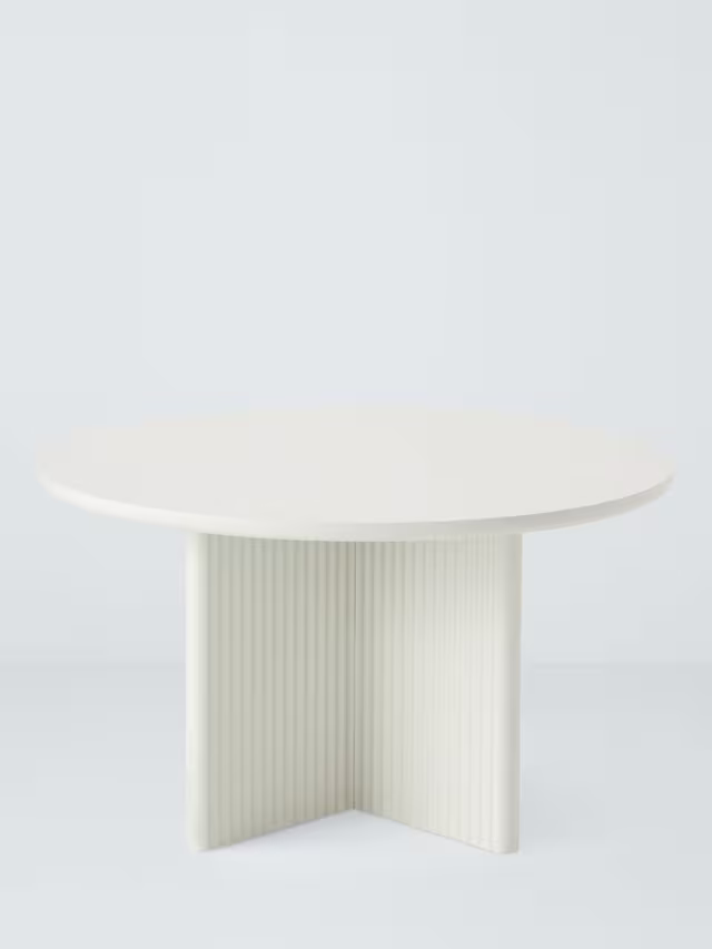 John Lewis Palma Round Coffee Table Greige