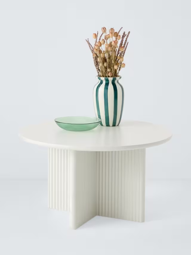 John Lewis Palma Round Coffee Table Greige