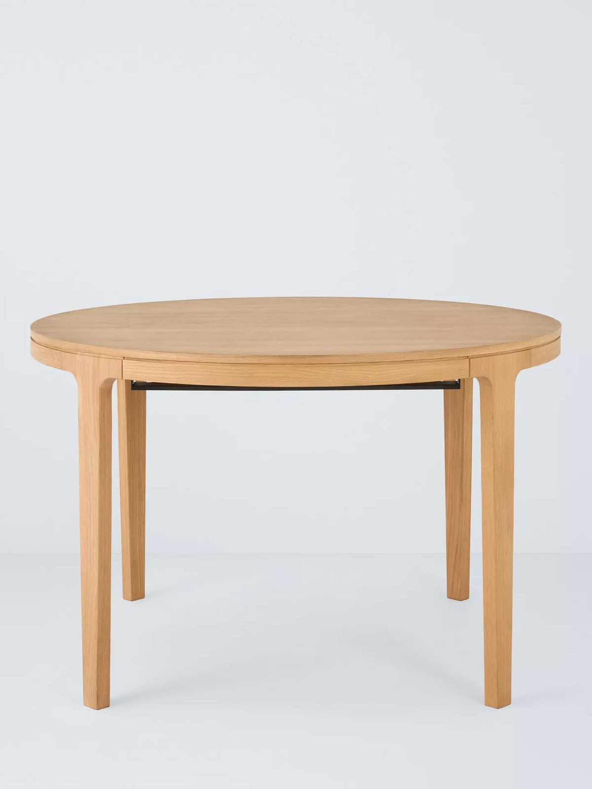 John Lewis Mira II Extending Round Dining Table, Oak