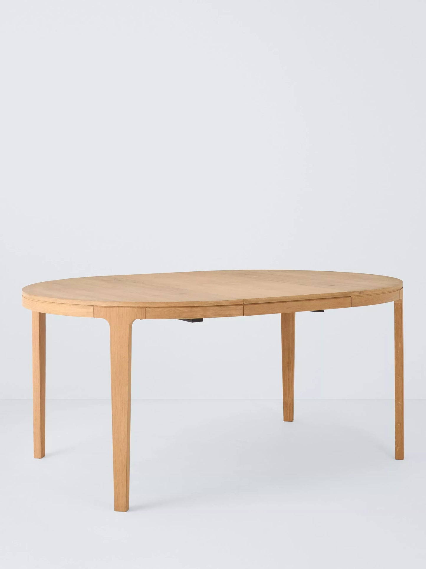 John Lewis Mira II Extending Round Dining Table Oak