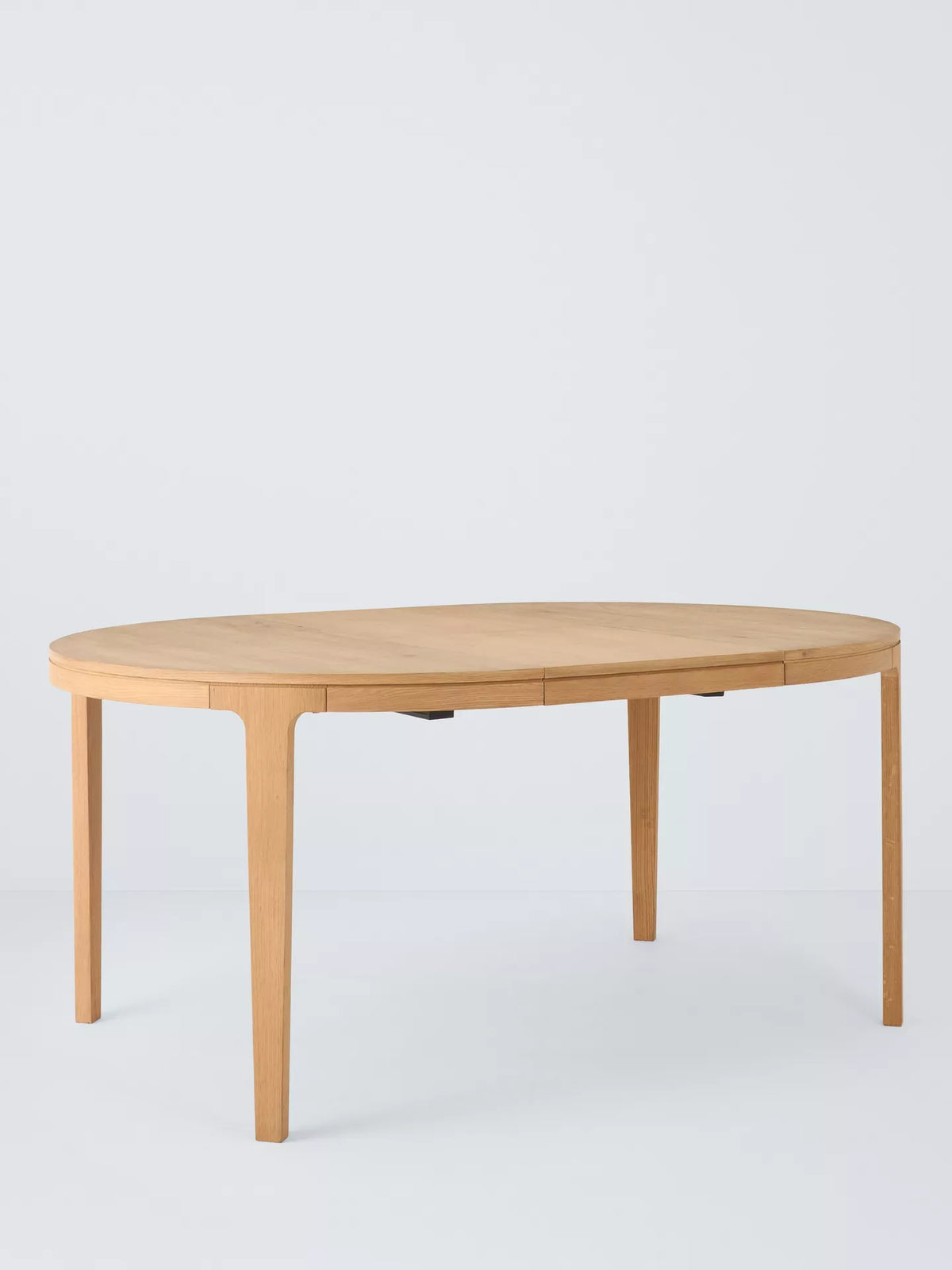 John Lewis Mira II Extending Round Dining Table, Oak
