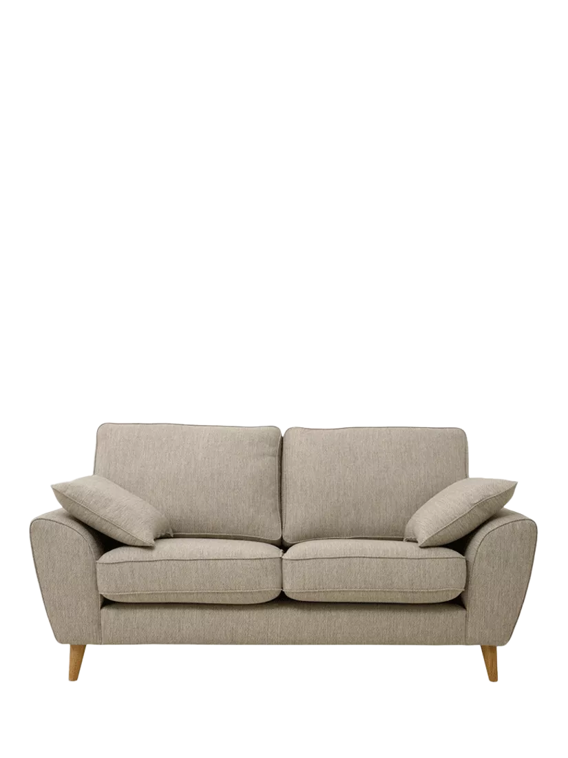 John Lewis Ambleside Large 3 Seater Sofa, Light Leg, Textured Weave Natural