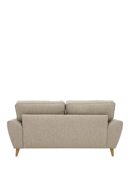 John Lewis Ambleside Large 3 Seater Sofa, Light Leg, Textured Weave Natural