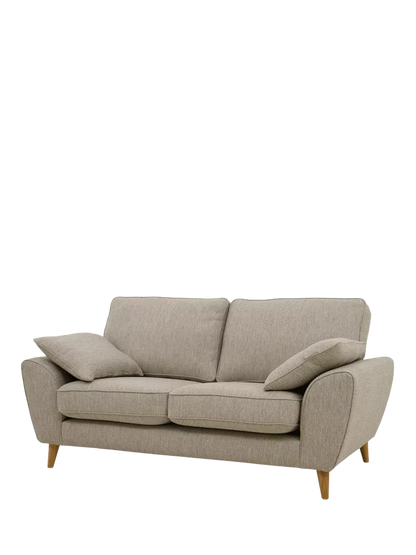 John Lewis Ambleside Large 3 Seater Sofa, Light Leg, Textured Weave Natural