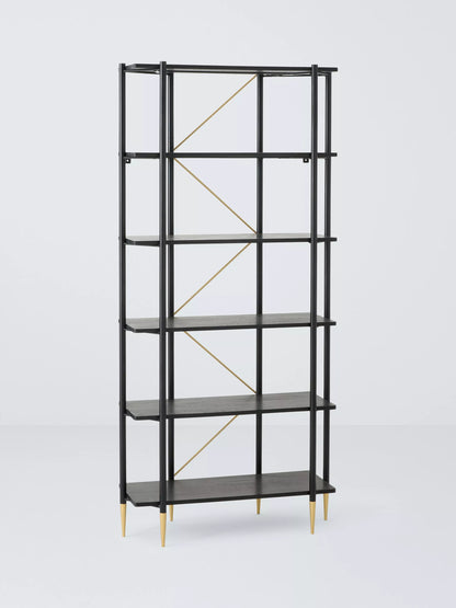 John Lewis Swoon Cole Shelving Unit Black