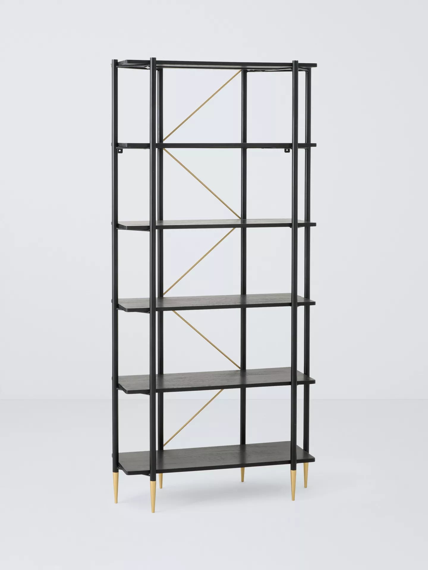 John Lewis Swoon Cole Shelving Unit Black