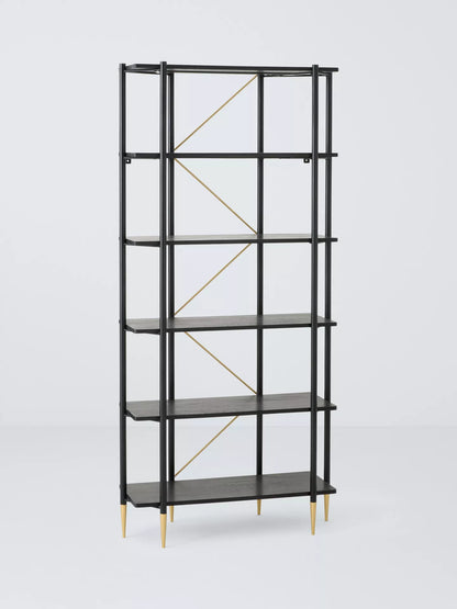 John Lewis Swoon Cole Shelving Unit Black