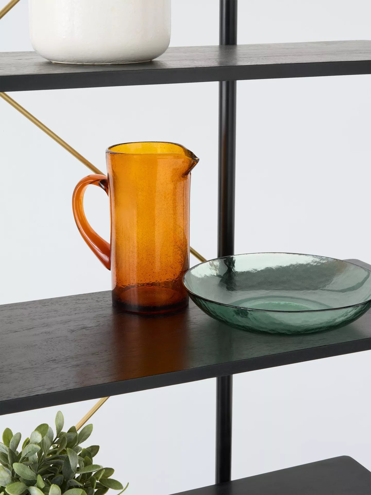 John Lewis Swoon Cole Shelving Unit Black