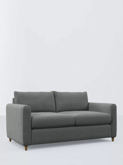 John Lewis Bailey II Medium Sofa Bed, Light Leg, Brushed Tweed Grey