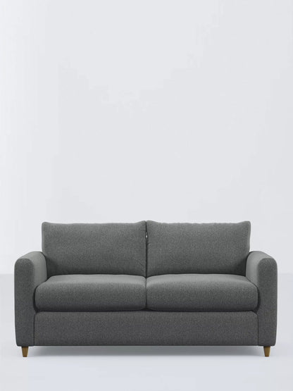 John Lewis Bailey II Medium Sofa Bed, Light Leg, Brushed Tweed Grey