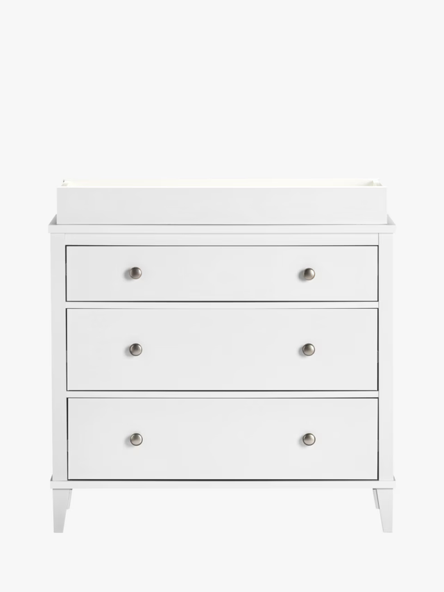 Little Seeds Monarch Hill Poppy 3 Drawer Changing Table, White