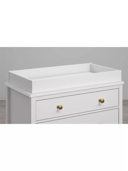 Little Seeds Monarch Hill Poppy 3 Drawer Changing Table, White