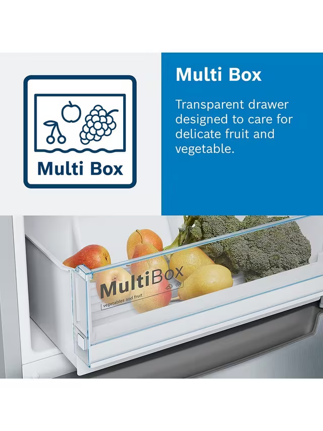 Bosch Series 2 KIR81NSE0G Integrated Fridge, White