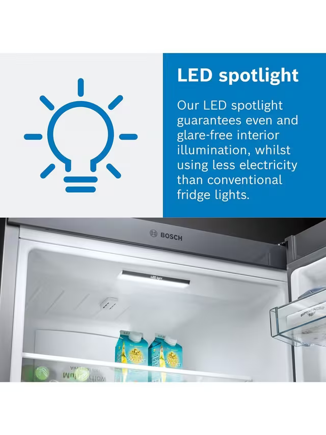 Bosch Series 2 KIR81NSE0G Integrated Fridge, White