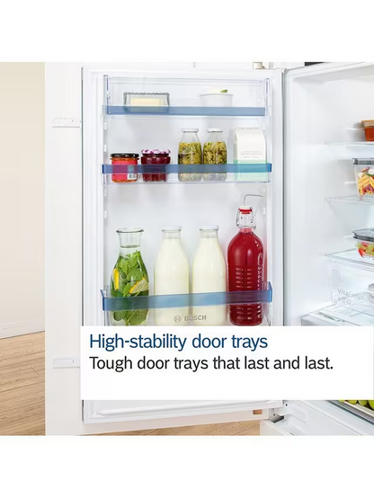 Bosch Series 2 KIR81NSE0G Integrated Fridge, White