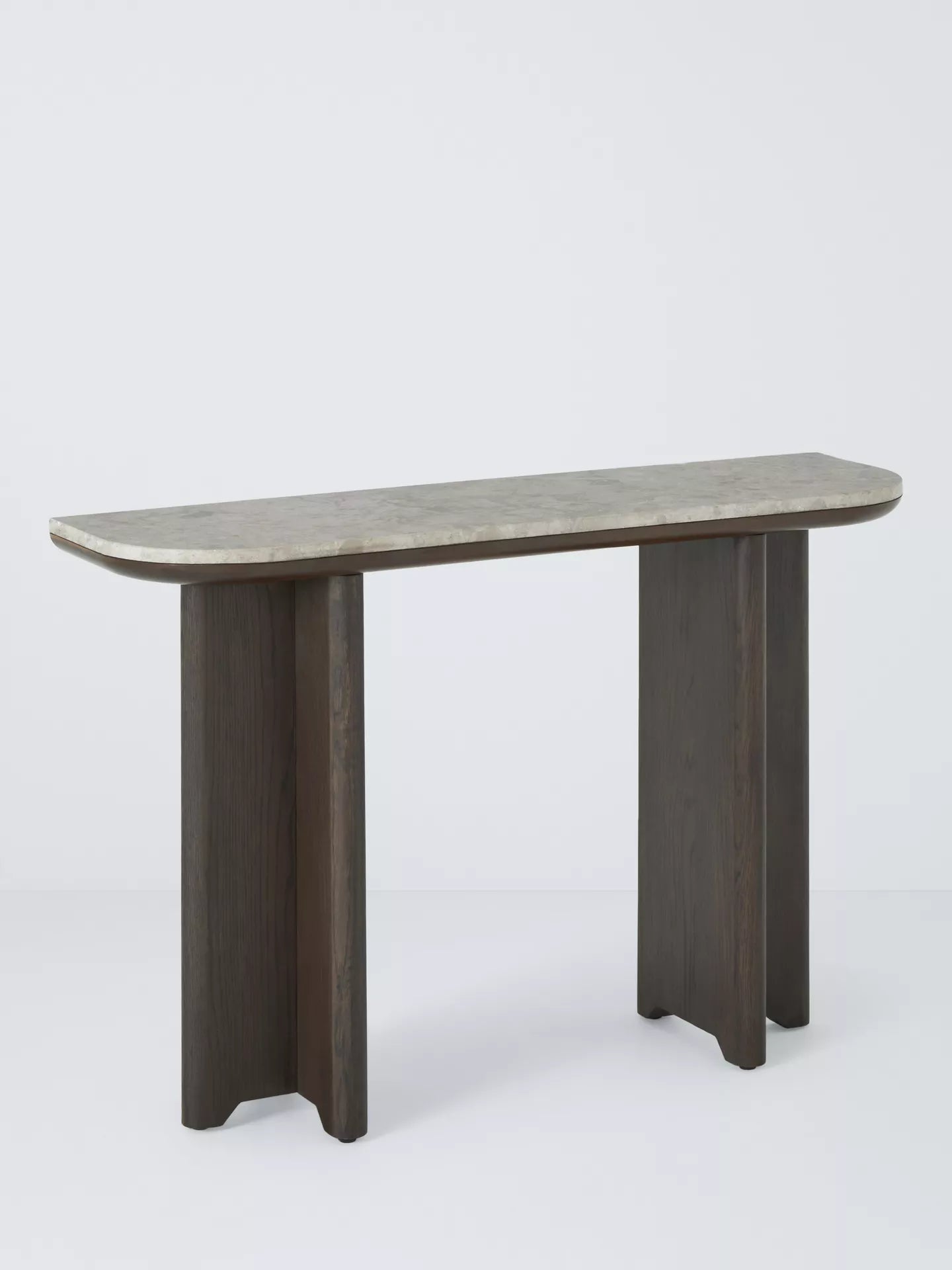 John Lewis Ritz Marble Console Table, Brown