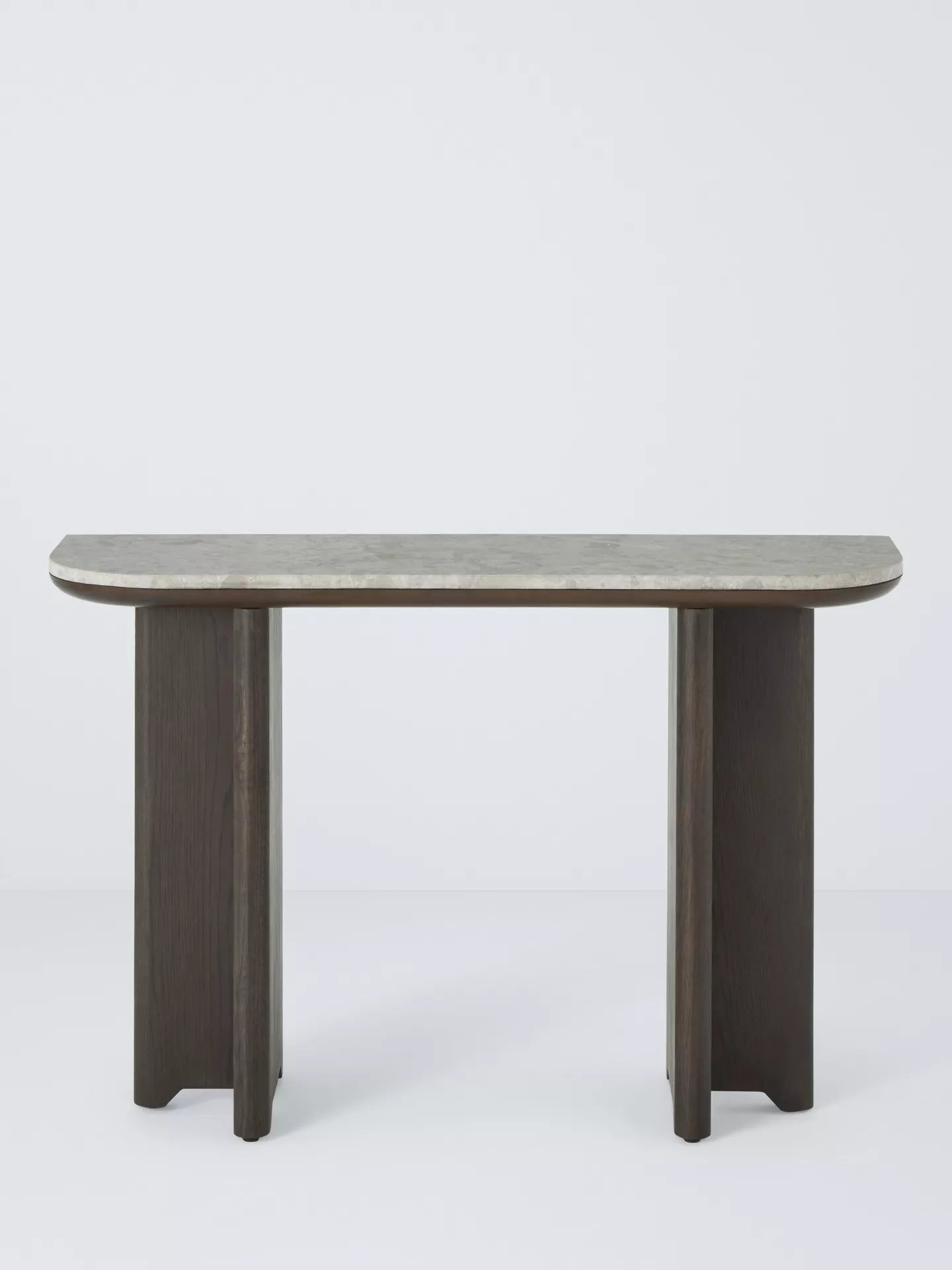 John Lewis Ritz Marble Console Table, Brown