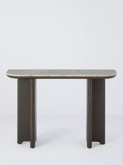 John Lewis Ritz Marble Console Table, Brown