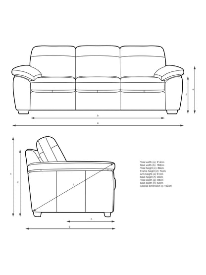 John Lewis Camden Grand 4 Seater Leather Sofa Dark Leg Soft Touch Grey