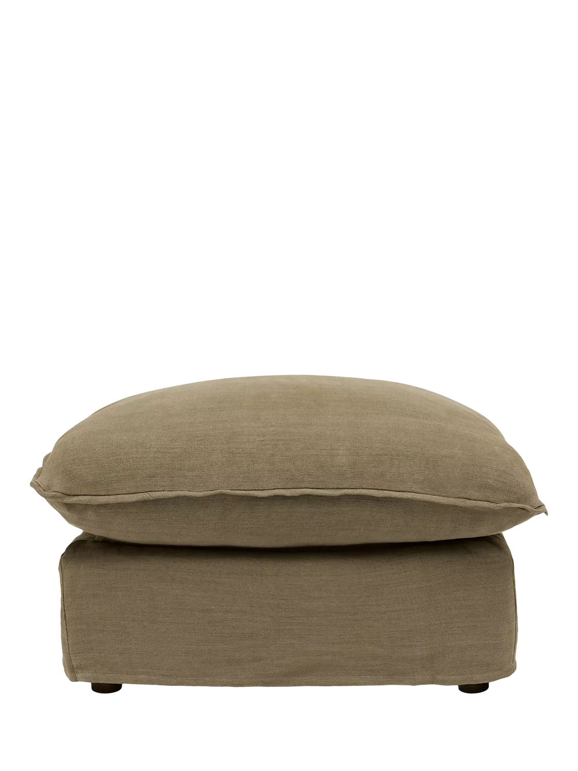 John Lewis x Sophie Conran Cocobella Footstool, Light Leg, Boho Parchment