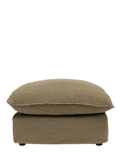 John Lewis x Sophie Conran Cocobella Footstool, Light Leg, Boho Parchment