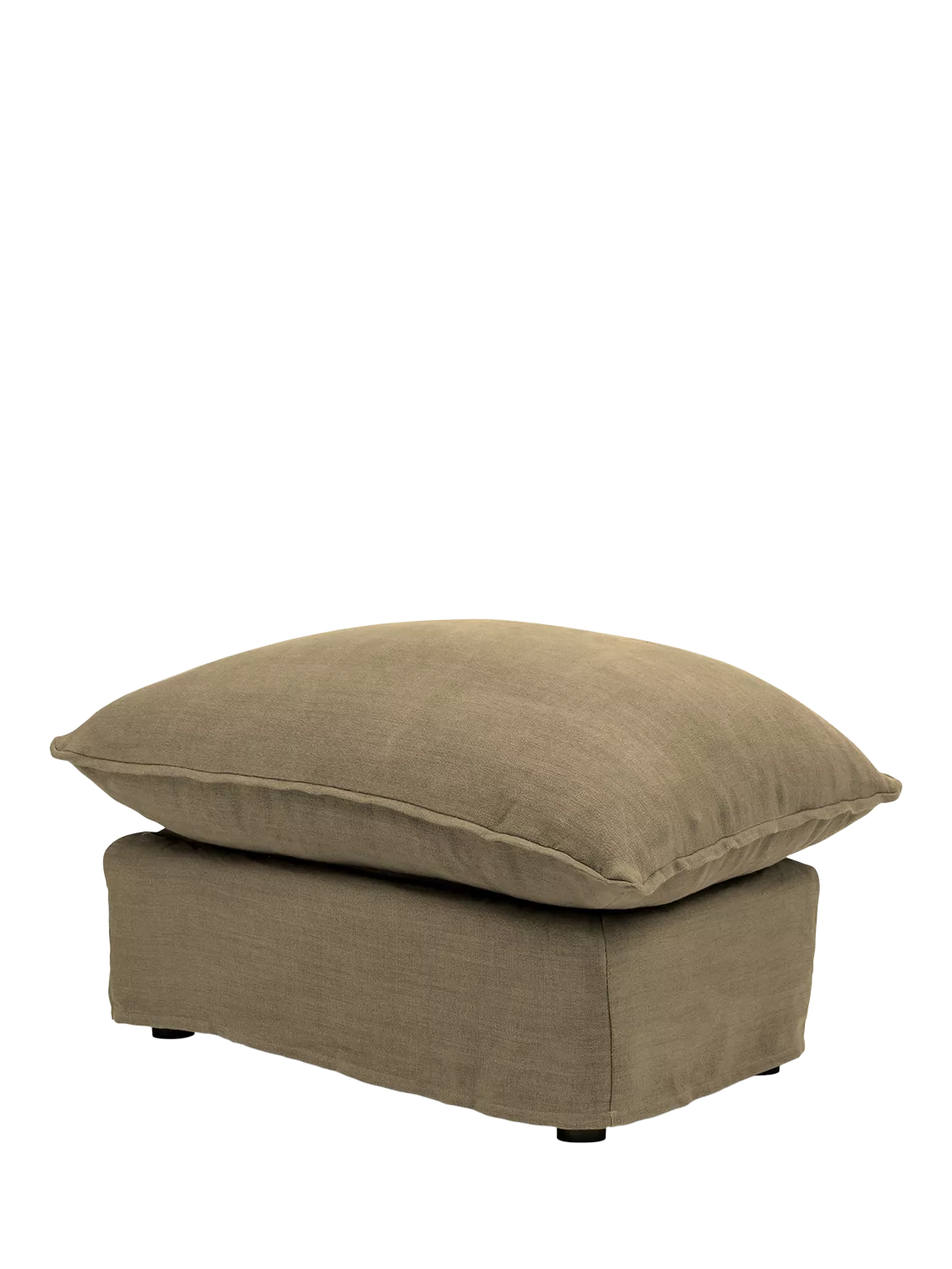 John Lewis x Sophie Conran Cocobella Footstool, Light Leg, Boho Parchment