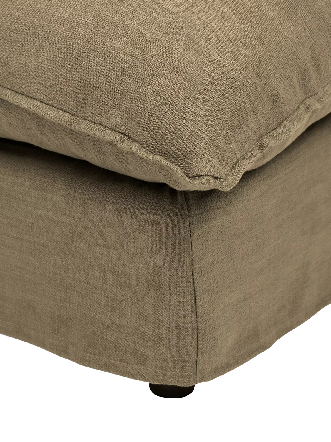 John Lewis x Sophie Conran Cocobella Footstool, Light Leg, Boho Parchment