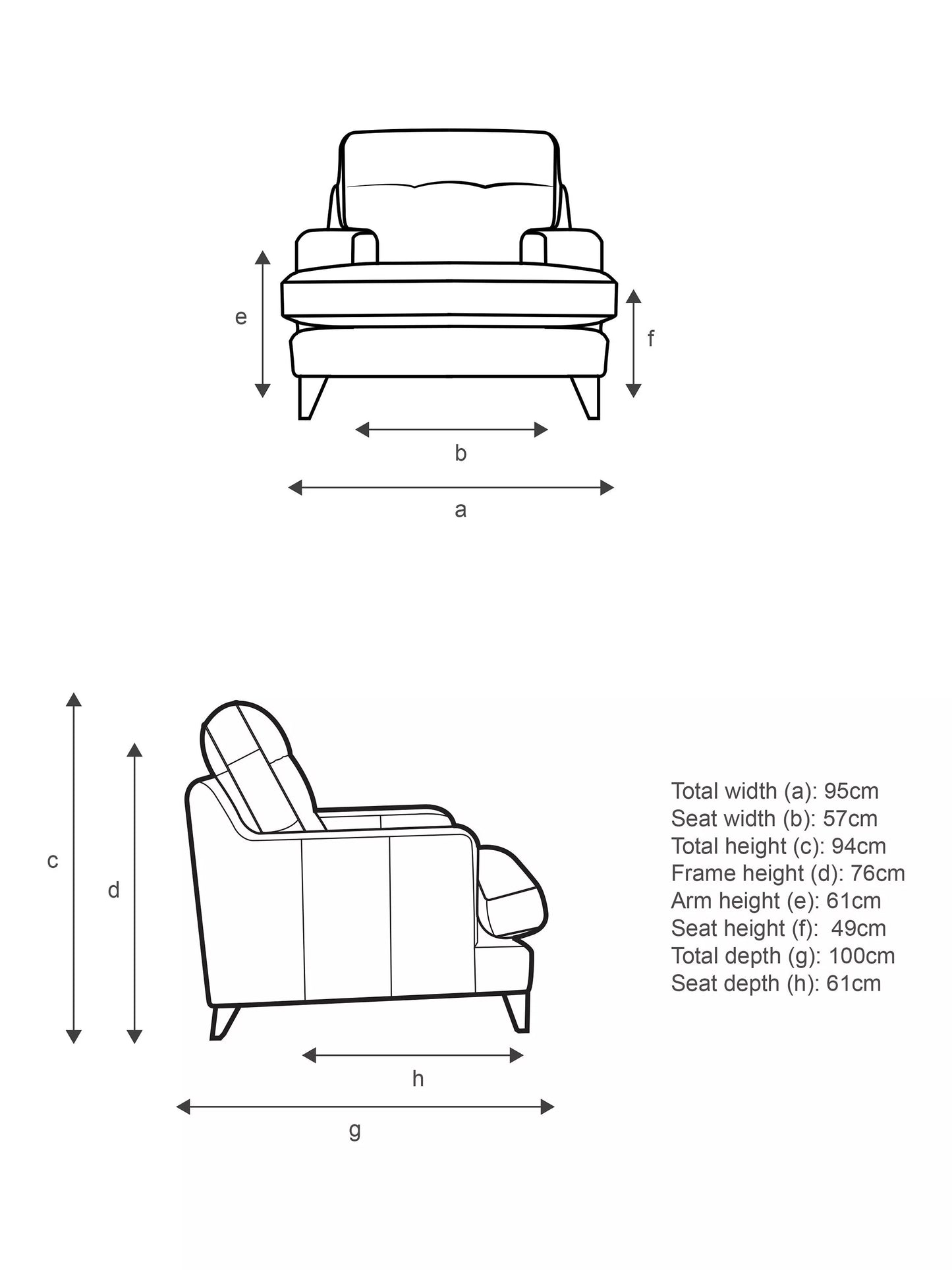 G Plan Armchair Vintage The Seventy Two Dark Leg Plush Tumeric