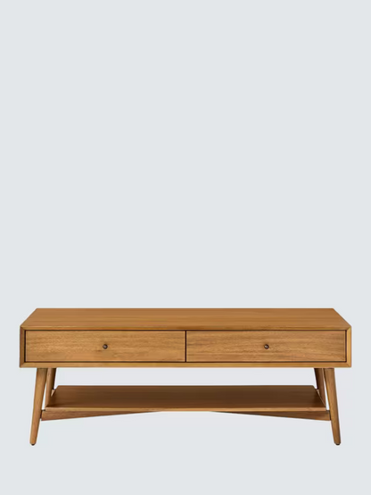 West Elm Mid-Century Wood Coffee Table, Acorn
