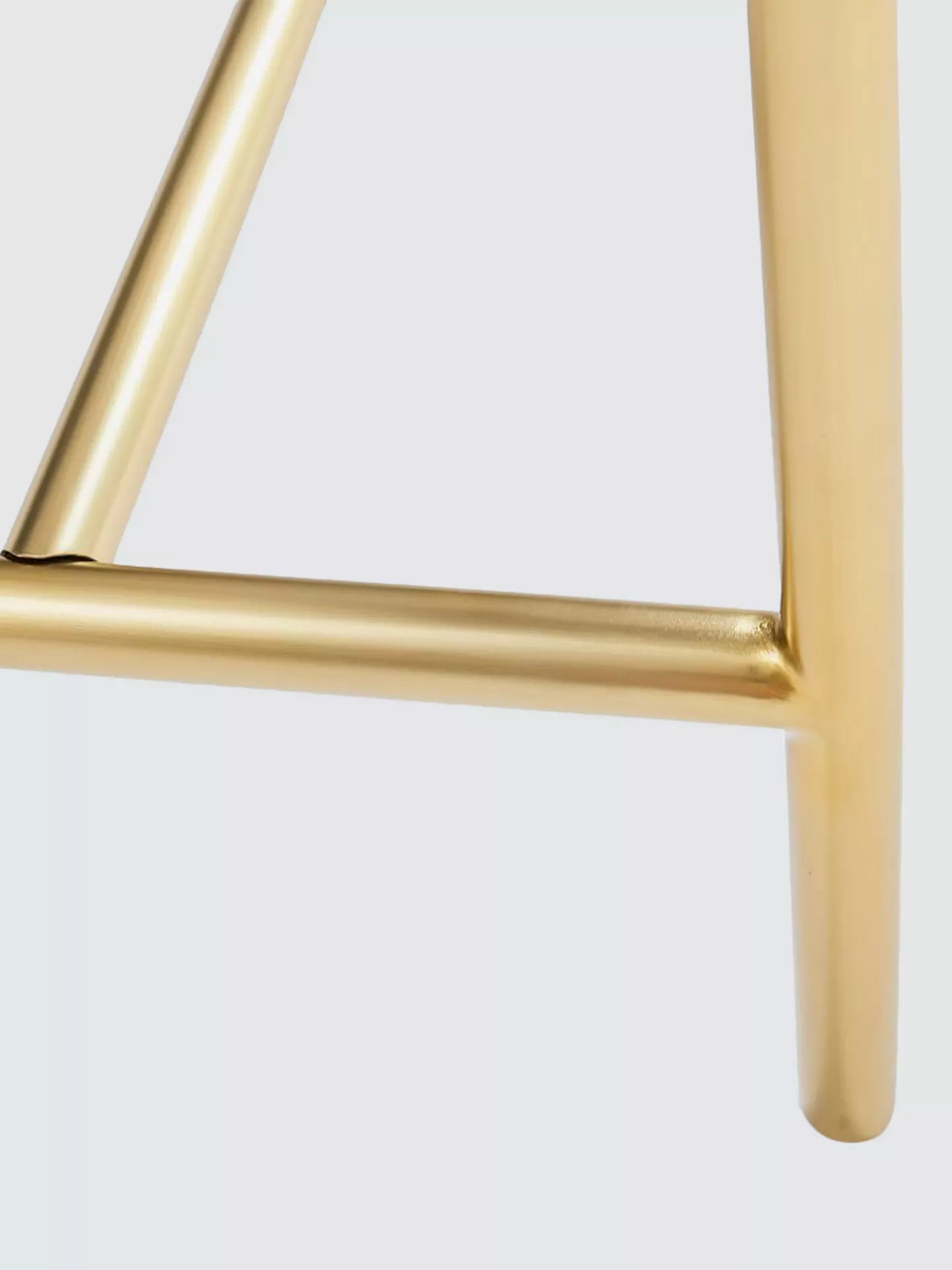 West Elm Quinn Lacquer Desk, Haze/Antique Brass