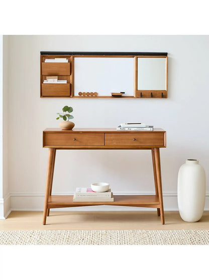 West Elm Mid-Century Wood Console Table, Acorn