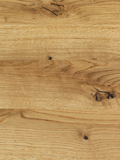 John Lewis Ripley Fixed Dining Table, Straight Edge, Solid Oak Natural Oil, L280 x W100cm - LIST