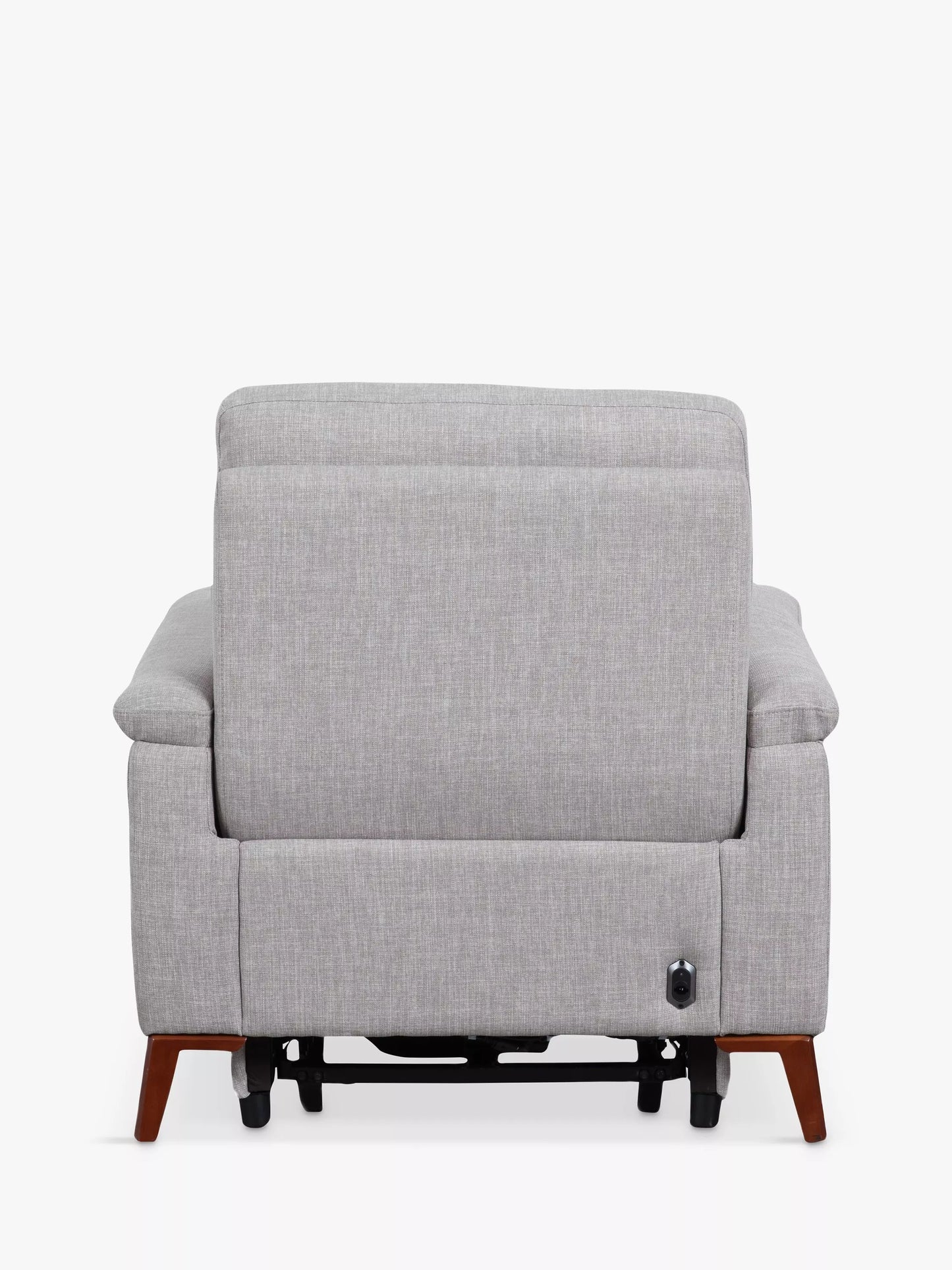 John Lewis Slant Power Recliner Armchair Grey Textured