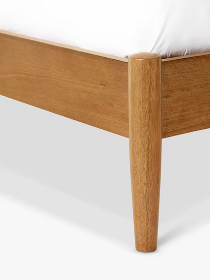 West Elm Mid-Century Wood Bed Frame, King, Acorn