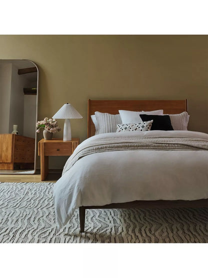 West Elm Mid-Century Wood Bed Frame, King, Acorn