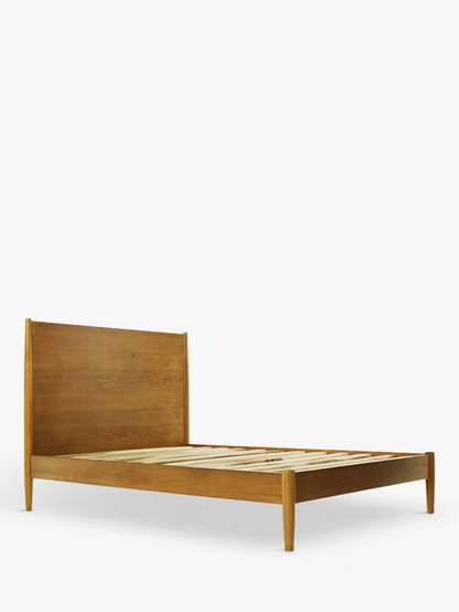 West Elm Mid-Century Wood Bed Frame, King, Acorn