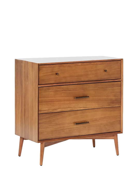 west elm Mid-Century Wood 3 Drawer