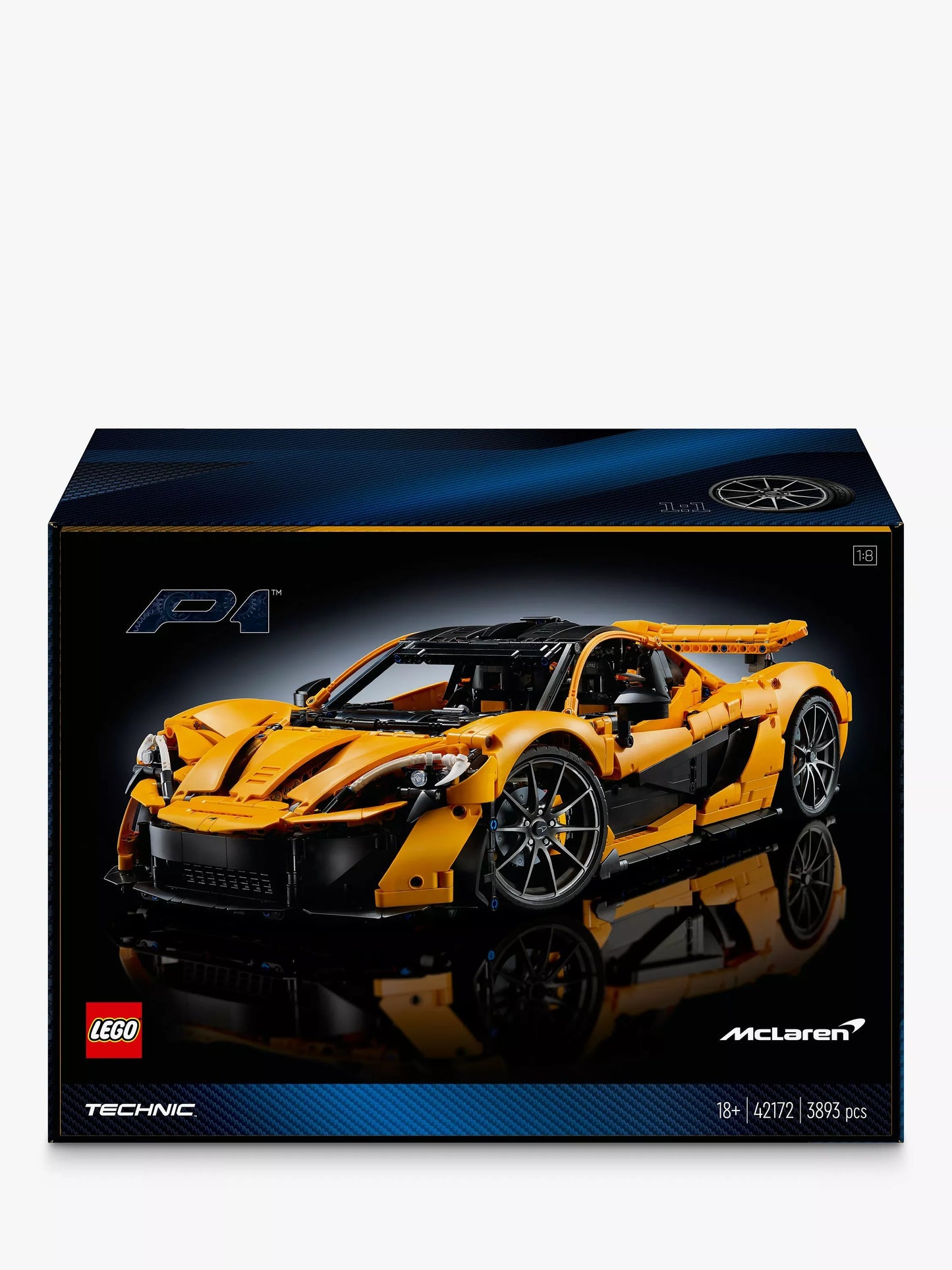 LEGO Technic McLaren P1 Model Car Set for Adults 42172