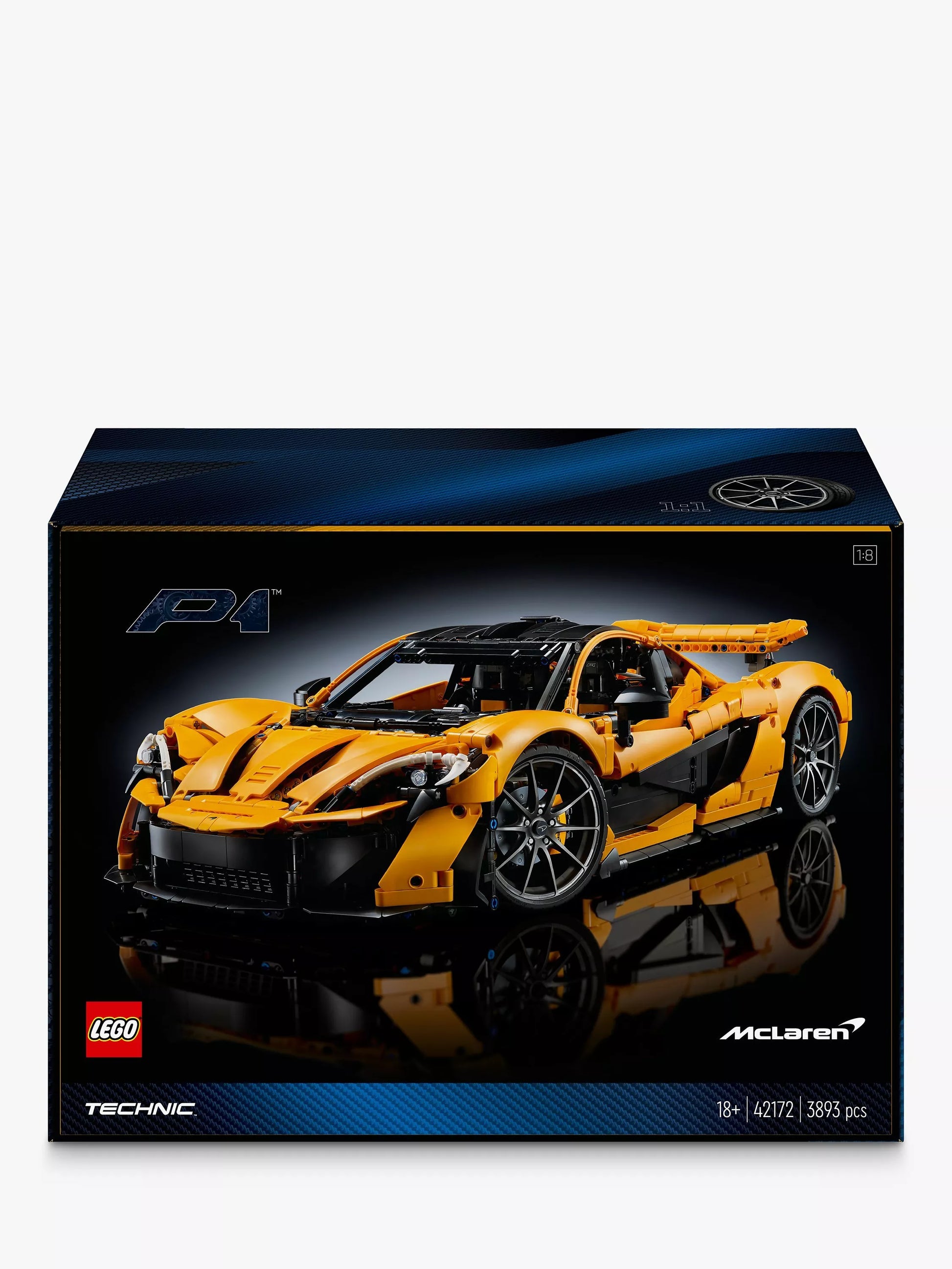 LEGO Technic McLaren P1 Model Car Set for Adults 42172