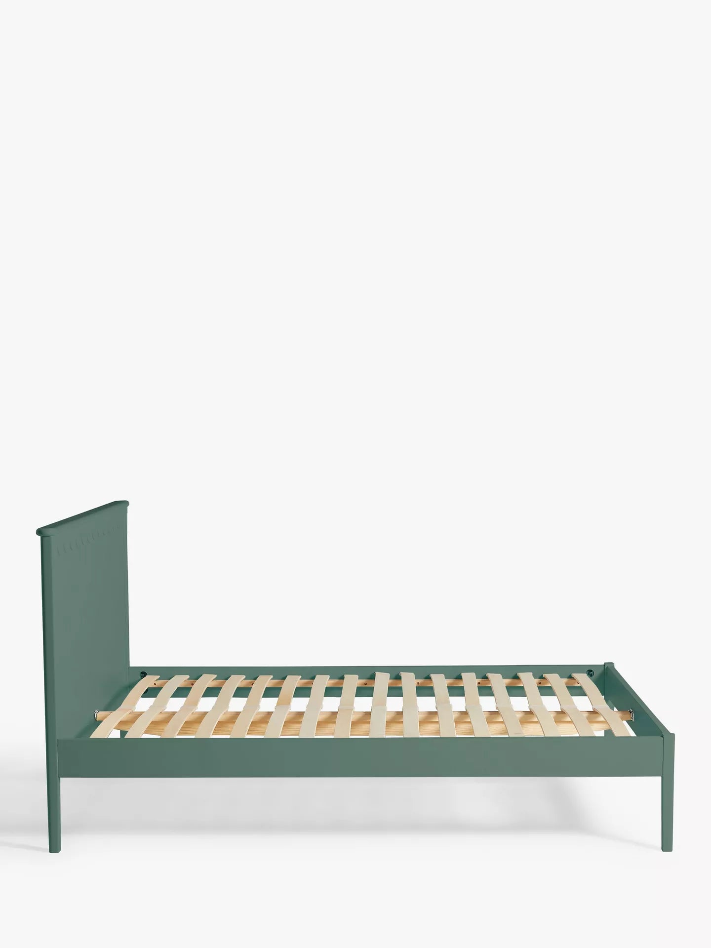 John Lewis Hem Bed Frame Double Agave Green