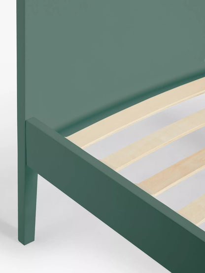 John Lewis Hem Bed Frame Double Agave Green