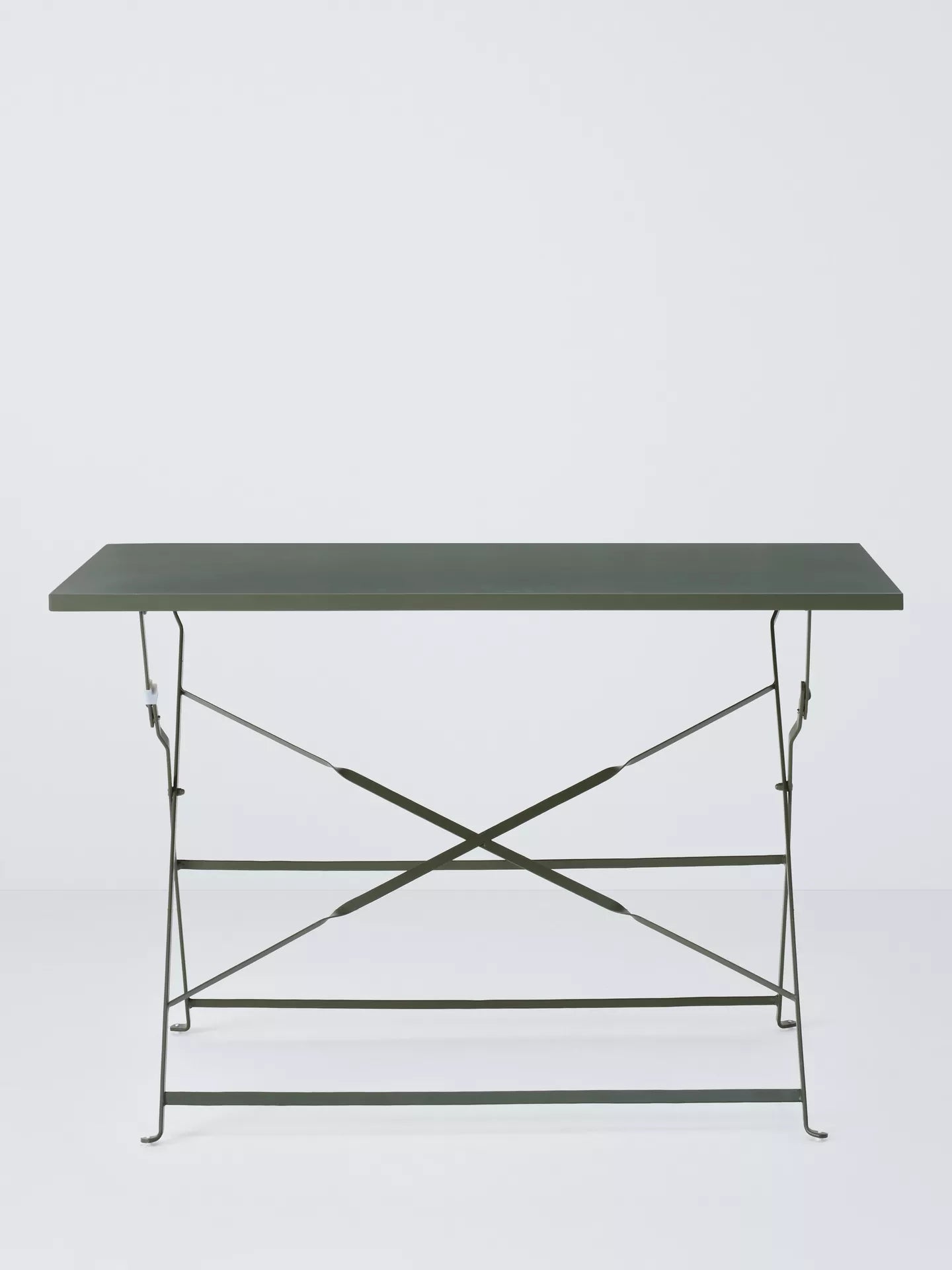 John Lewis Camden 4-Seater Rectangular Garden Dining Table & Chairs Set, Green
