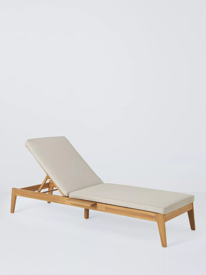 John Lewis Mona Garden Sun Lounger Sunbed  FSC Certified Acacia Wood